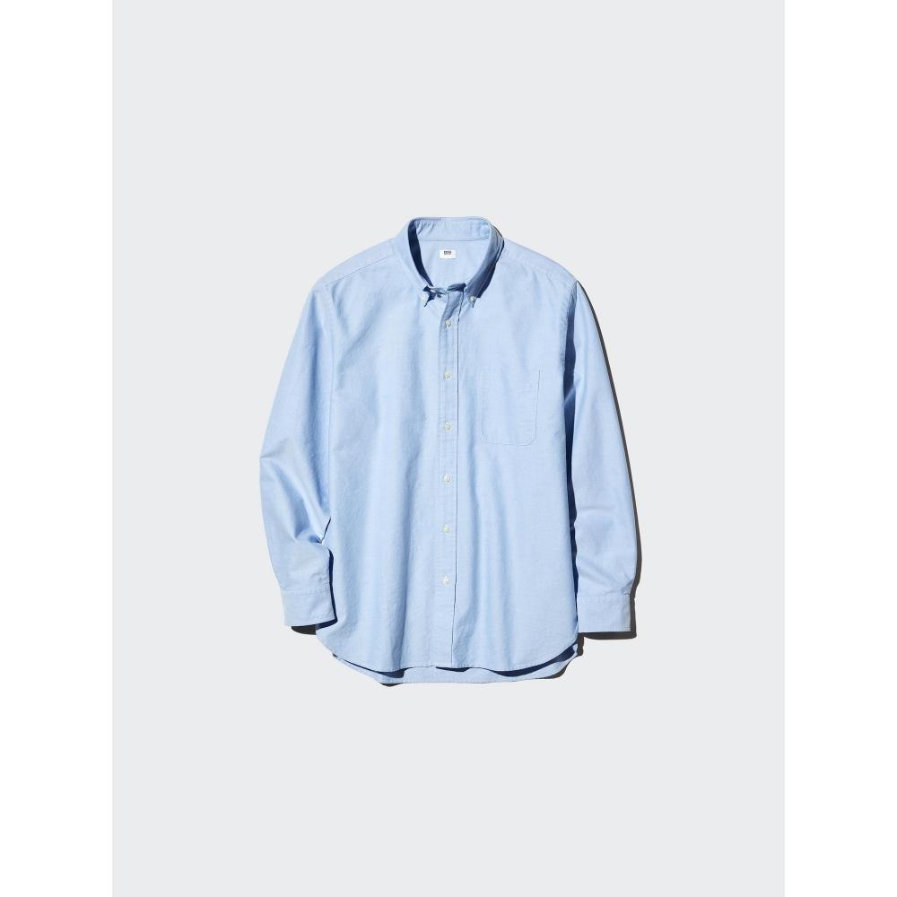 Uniqlo Японская рубашка Оксфорд