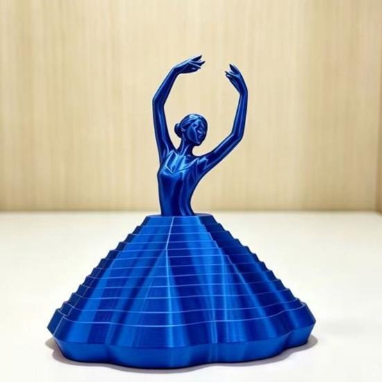 Вращающаяся балерина из 3D-печати, игрушка-спиннер, танцовщица балета, кинетическая настольная игрушка, расширенная сенсорная игрушка для снятия стресса для дома и офиса