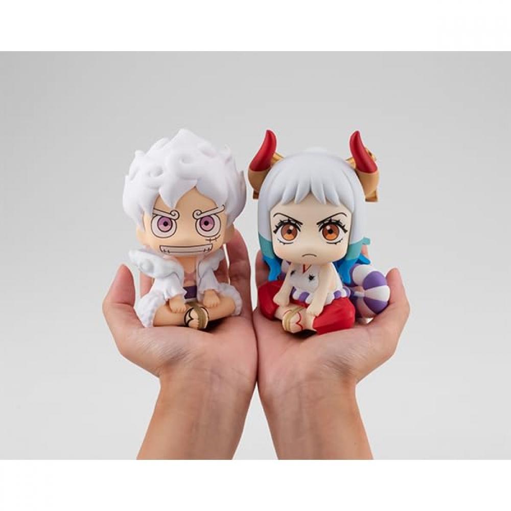 Лукаппу ONE PIECE Обезьяна D. Луффи Гир 5 примерно. 110 мм окрашенная подвижная фигурка из ПВХ