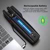 BSIDE DC AC Clamp Meter Electrical Amp Tester Open Jaw Ammeter, Infrared Thermometer with Smart Mode, 9999 Counts Multimeter VFC