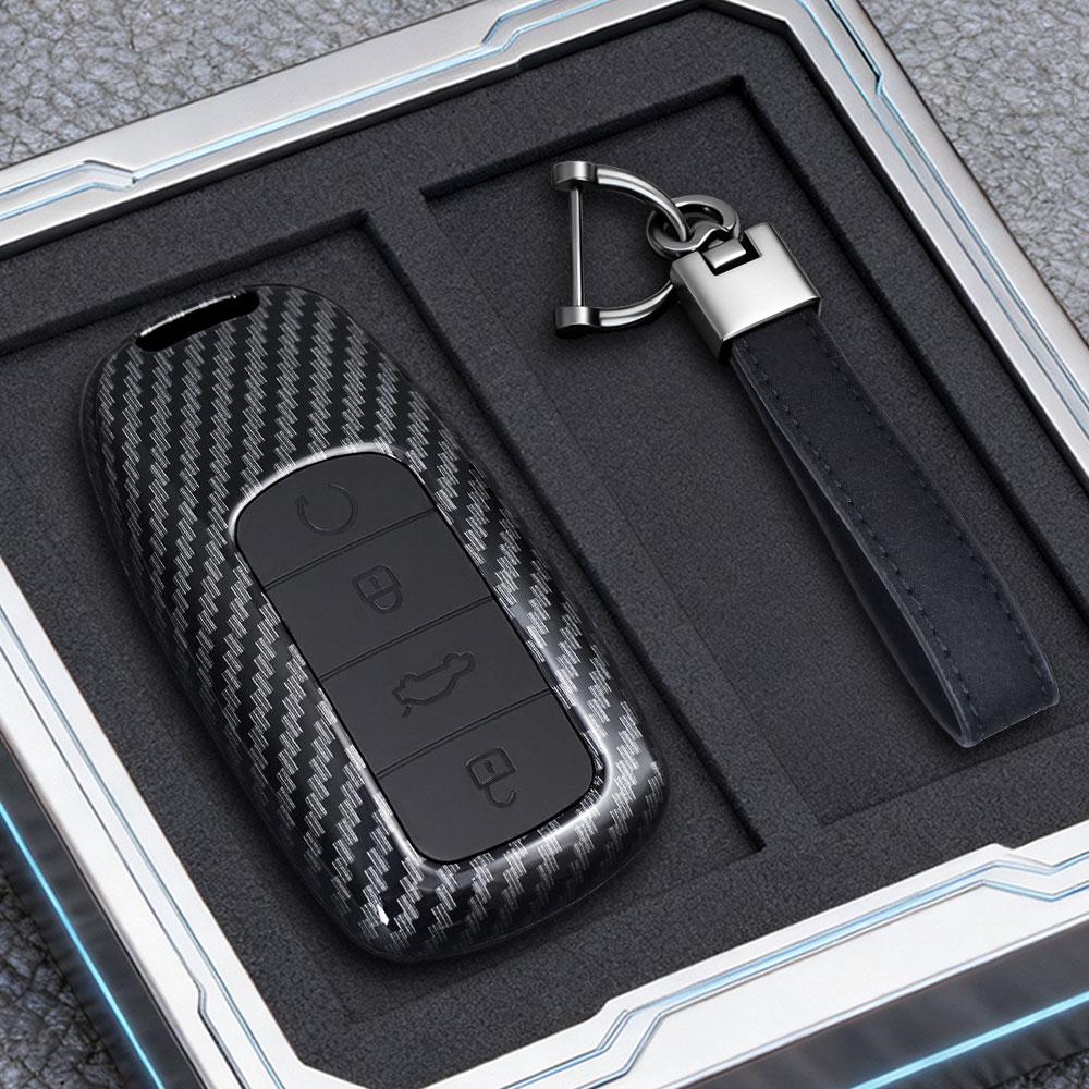Чехол-крышка для умного ключа автомобиля из ABS-углеродного волокна для Chery Tiggo 8 Pro Tiggo 8Plus New 5 Plus 7Pro Chery Tiggo 7 Pro Max Omoda 5 C5