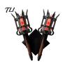 Led Fake Flame Torch Medieval Wall Lamp, LED Handheld Light, Retro Realistic Simulation Light for Halloween Party Decor, Mardi Gras Vintage Style
