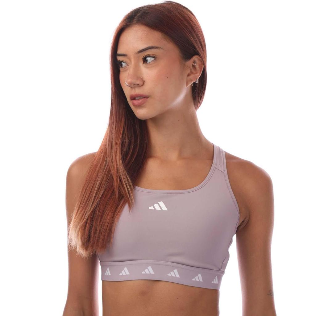 Adidas Womens/Ladies Powerreact Tech-Fit Medium Support Training Sports Bra