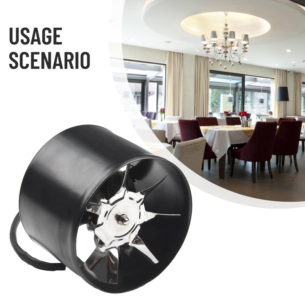 Вытяжной вентилятор 140 м³/ч 220 В 50 Гц Канальный вентилятор Трубный вентилятор Тихий