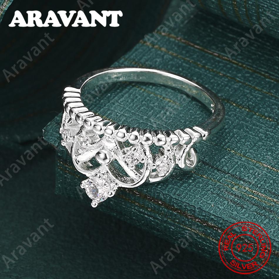 CopperCrown Zircon 7-10# Women'S Ring - Exquisite And Cute Wedding Party Jewelry