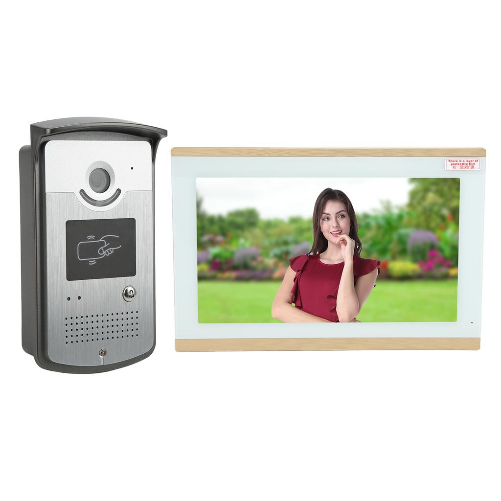 10-дюймовый WIFI видеодомофон, проводная система видеодомофона для Tuya Smart APP 100?240ВЕУ Вилка
