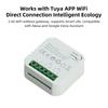 AC 111-111V 81A Tuya Smart WiFi Power Energy Meter Bidirectional Voltage Power Monitoring Meter with Current Transformer Clamp