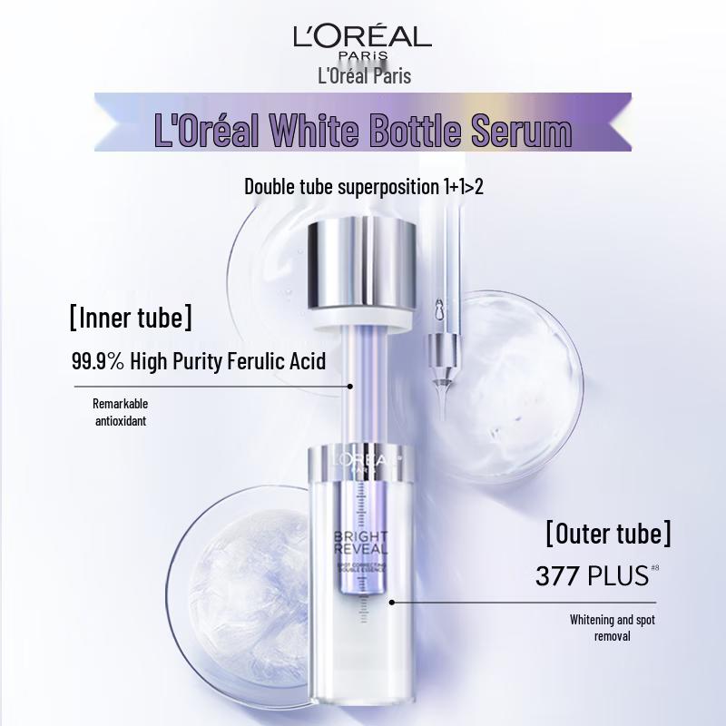 L'Oréal Paris Сыворотка-эссенция двойного действия Bright Reveal для осветления пигментных пятен