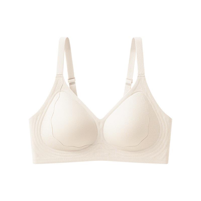 Женский бесшовный бюстгальтер с фиксированными чашками, обеспечивающий подъем и поддержку