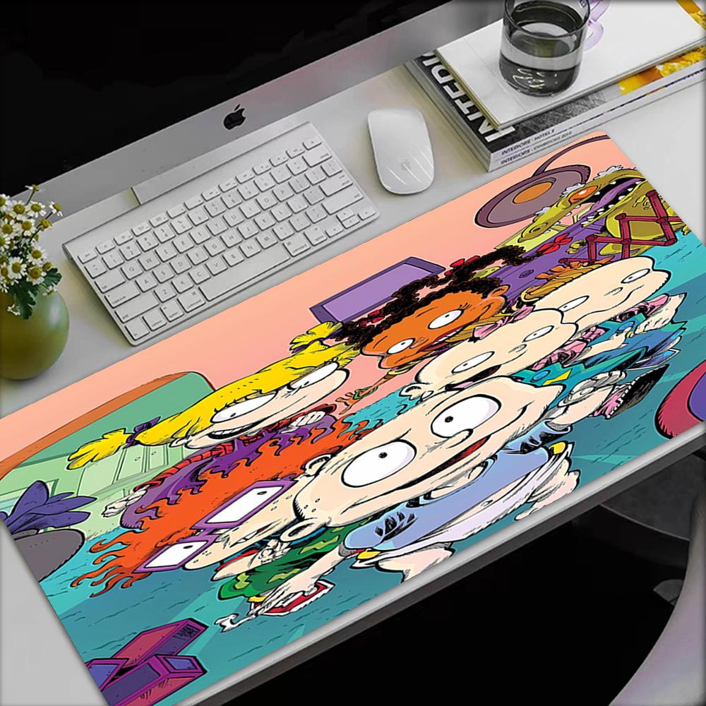 Rugrats Theme Mouse Pad, Non Slip Rubber Base, Multifunctional Office & Home Decor, Perfect for Workspace Personalization.