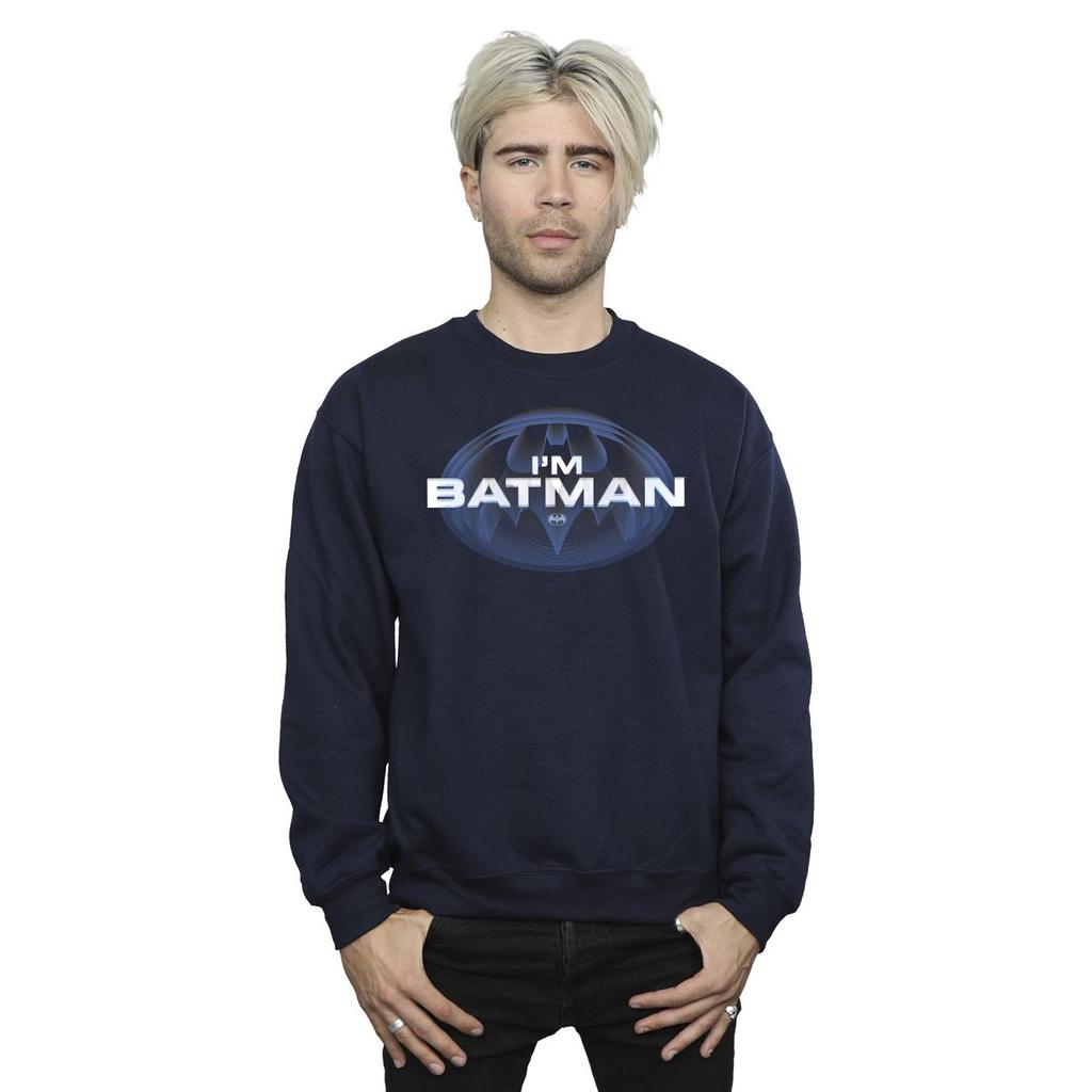 DC Comics Mens The Flash I´m Batman Sweatshirt