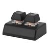 Programmable Keypad 2 Keys Copy Paste Red Switch USB C Connection Mini Mechanical Keypad for Gaming Office Media