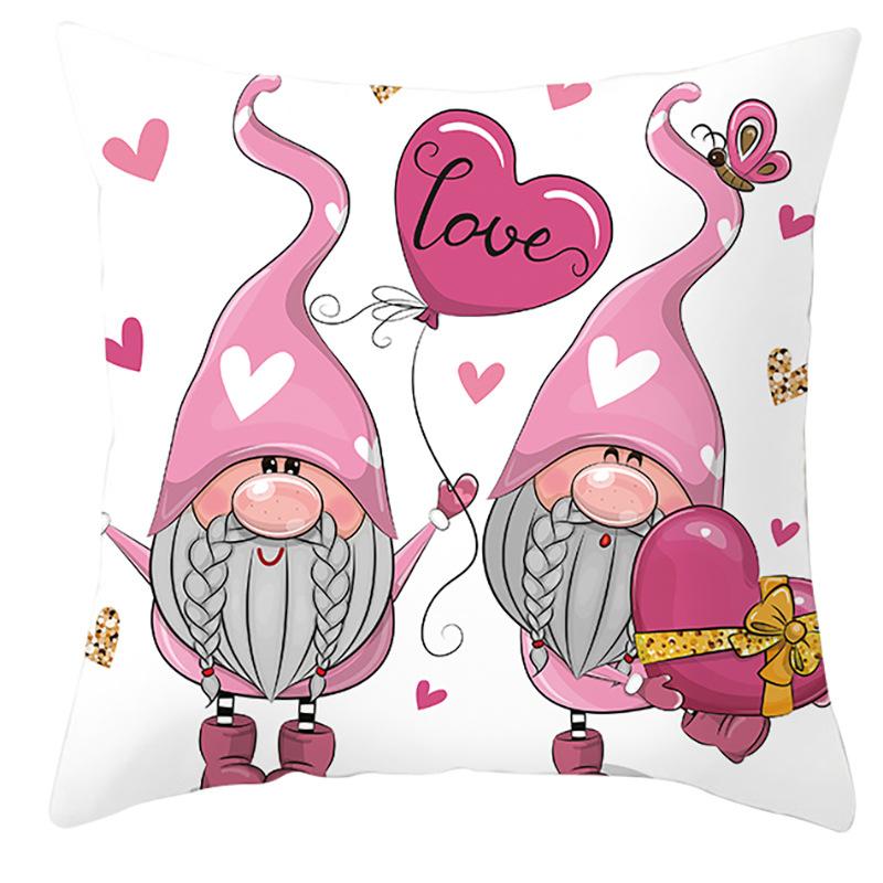 Новая Рождественская Наволочка с Гномом Рождественская Милая Наволочка с Гномом из Персиковой Кожи