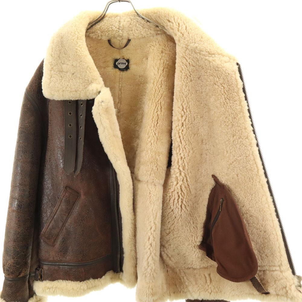 Prms B-3 Летная куртка Mouton 3L Коричневая Biggs Мужская Б/У