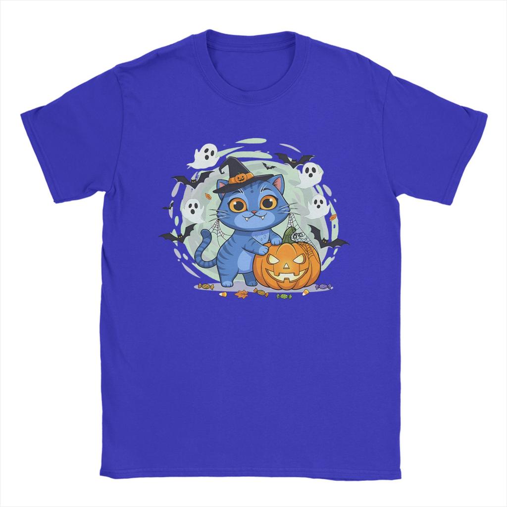 Spooky Derpy Tiger Halloween Demon Hunters T-Shirt Beach Popular T-Shirts Man Cotton Round Neck Plus Size Tees Street Style Tops