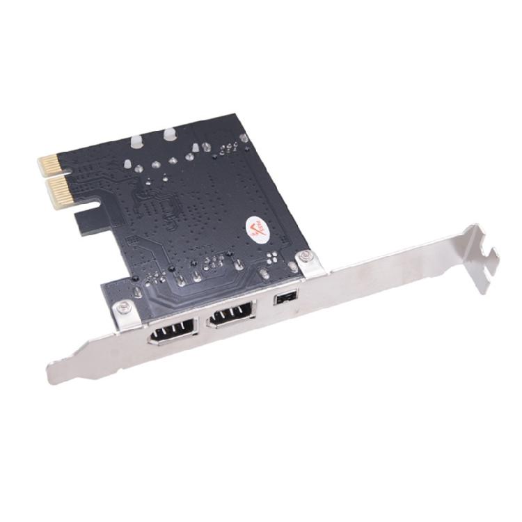 PCIe X1 4-портовая карта расширения Firewire 6-контактная Адаптер чипсета PCIE 1394 Карта расширения PCIE 1X на 1394 Для настольного ПК
