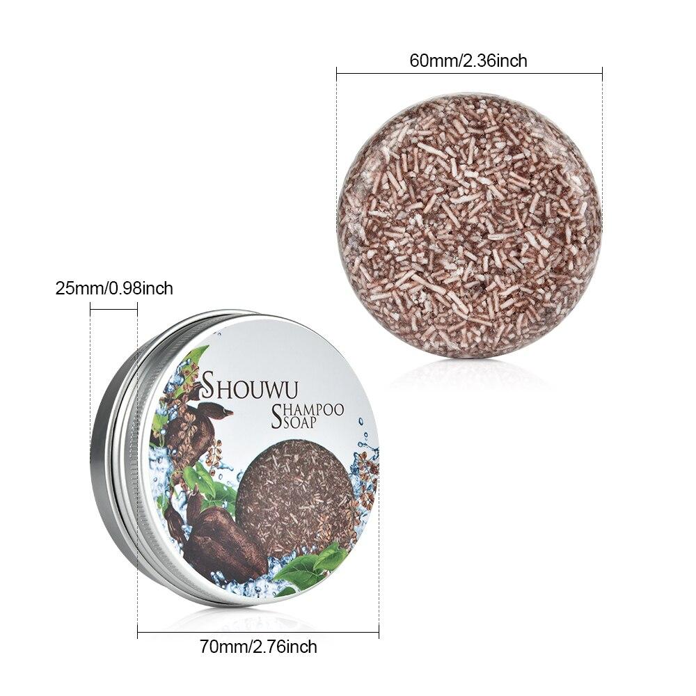 Polygonum Multiflorum Натуральный шампунь для волос Мыло Чистое растение Шампунь для улучшения мыла для корней волос