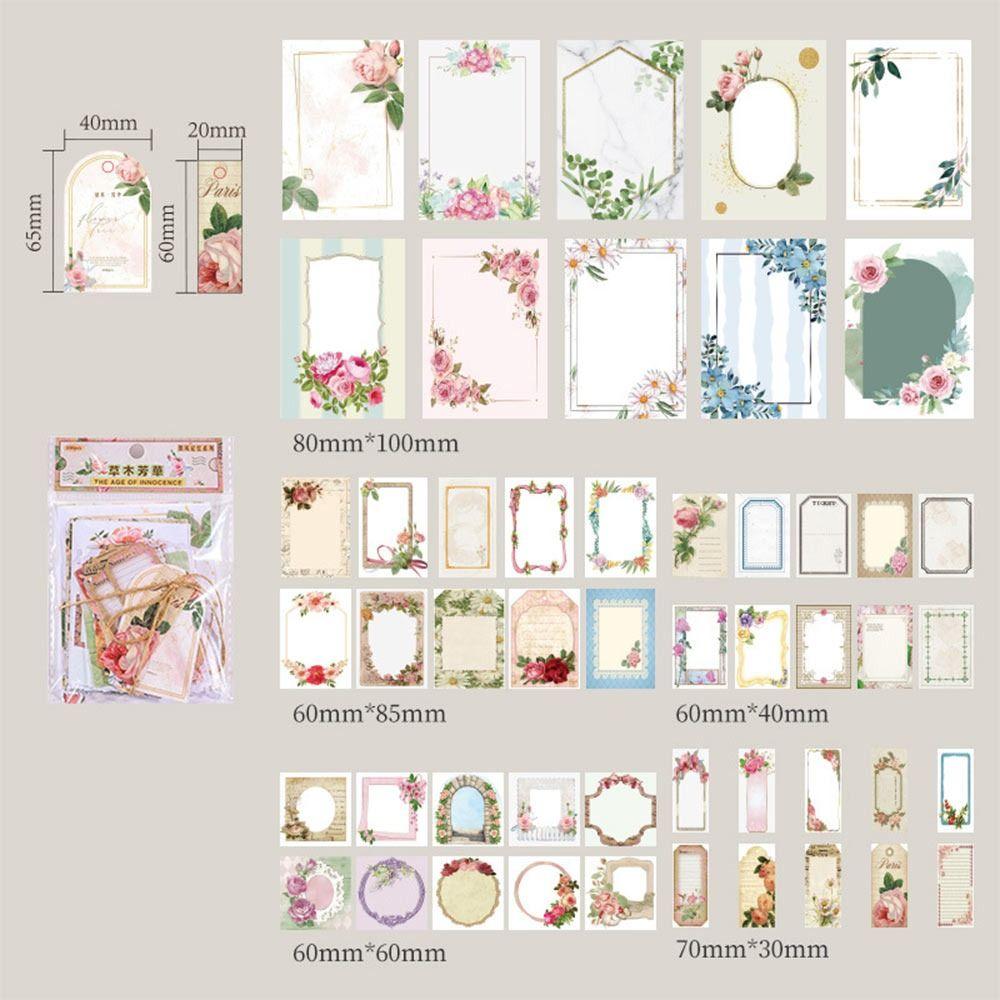 Ретро Скрапбукинг Коллаж Многоцветная декоративная бумага Подарочный материал для скрапбукинга Бумага