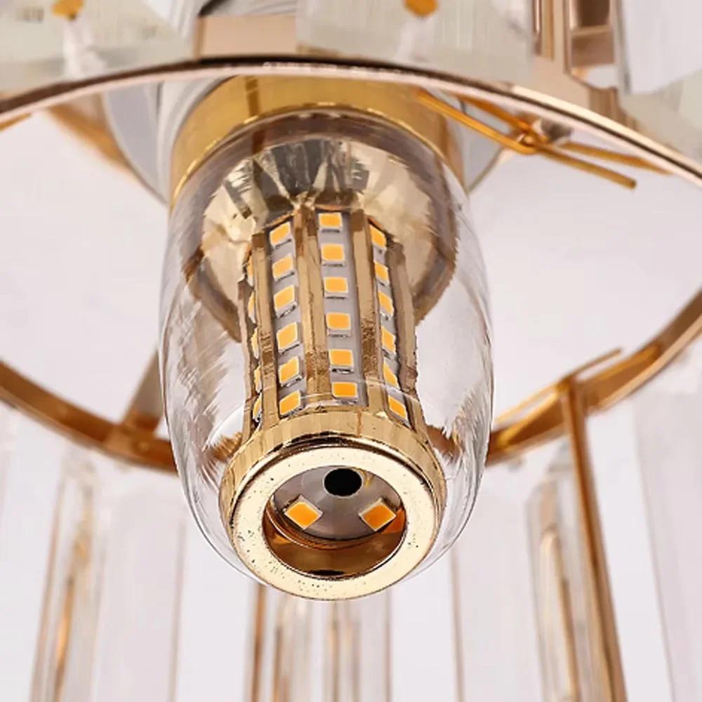 Nordic Modern Simple Led Потолочные светильники Crystal Lampshade Unique Lamp Designs Wall Aisle Corridor Living Room Подвесной светильник
