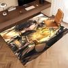 1pc Genshin Impact characters3 Print Area Rug - Soft, Washable Non-Slip Indoor Mat, Living Room, Home Office Decorative Rug,Office Decorative