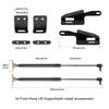 1 Pair Front Hood Lift Support Kit Struts Bar Rods Assist Kit For Jeep Wrangler JK Models 2011-2018 Gas Spring Bracket