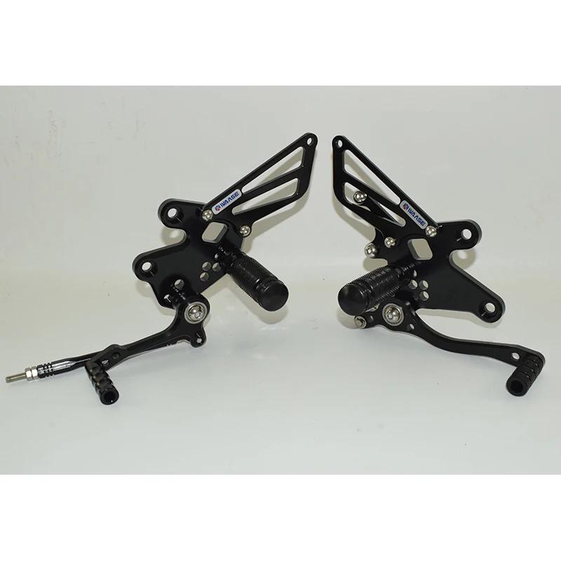 Motorbike Adjustable Driver Rear Sets Rearset Footrest Foot Rest Pegs For Kawasaki Ninja 250R EX 250 R 2008 2009 2010 2011 2012