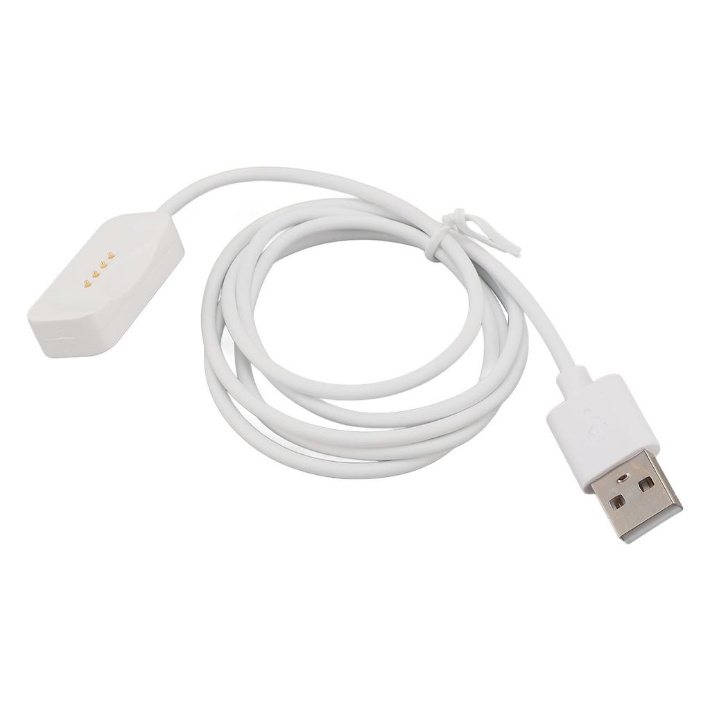 Зарядное устройство для умных часов ПВХ АБС 3,3 фута Портативный USB Магнитный зарядный кабель для Watch X 2 3 Белый