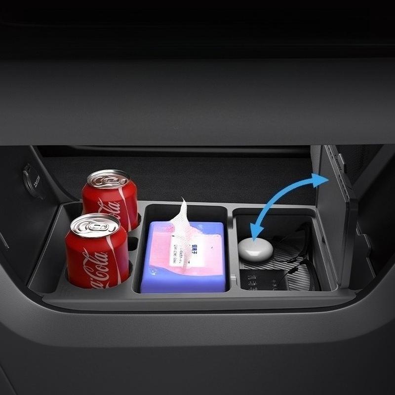 For Toyota Bz3X 2025 Central Control Lower Storage Box Silicone Waterproof Control Armrest Lower Organizer Tray Auto Accessories