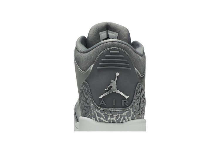 Kids' Sneakers Nike Jordan 3 Retro Premium Heiress Metallic Silver (GS) Metallic Silver/Cool Grey-White