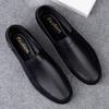 Genuine Leather Footwear Handmade Boat Male Shoes Loafers Fashion Slip On Soft Casual Men Shoes Adult Men Design Moccasin