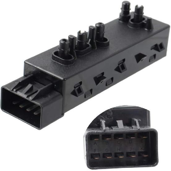12451498 Front Right Passenger 8 Way Power Seat Control Adjustment Switch Fit 2007-2013 Sierra Yukon Avalanche Silverado Suburban Lacrosse