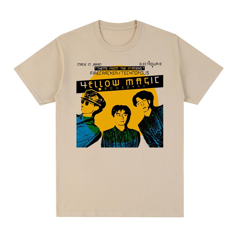Yellow Magic Orchestra YMO Vintage tshirt Ryuichi Sakamoto Classic Cotton Unisex T shirt New TEE TSHIRT Women s tops
