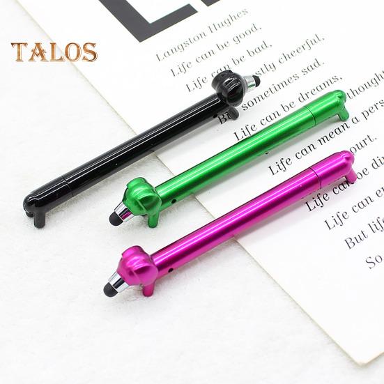 Милые шариковые ручки, ручки в виде таксы, 1 мм, черные чернила, мультяшные ручки с собаками для школы, офиса, емкостная сенсорная ручка для планшетов, телефонов