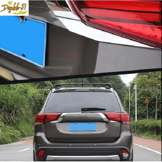 Для Mitsubishi Outlander 2016- Нержавеющая сталь Накладка на крышку багажника задней двери Новая