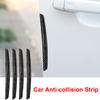 Car Door Anti-colision Soft Strip Carbon Fiber Pattern Anti-scatch Protection Sticker Auto Mirror Guards Protector Strip
