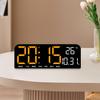 Цифровой будильник, отображение температуры, даты и недели, 4-уровневая регулировка яркости для дома