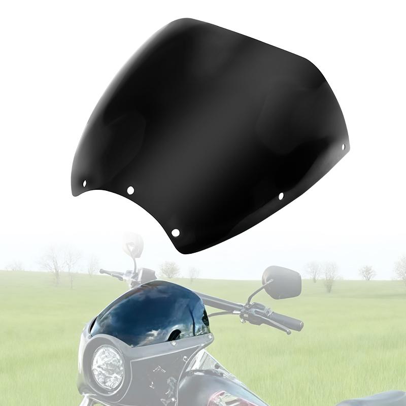 Motorcycle Odometer Visor Front Wind Shield Windshield Windscreen For Harley Cafe Racer Sporster Dyna Softail FXST FLST 06-17