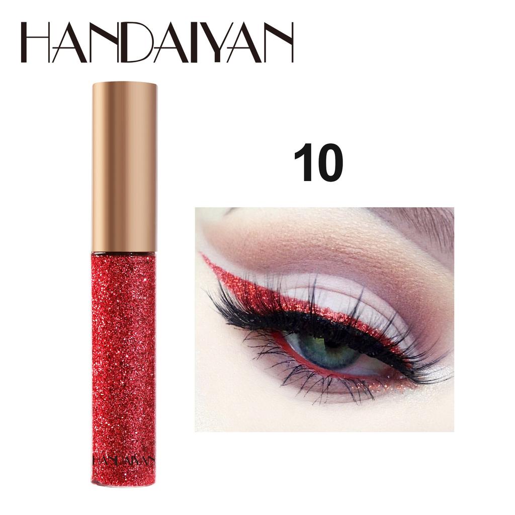 HANDAIYAN Stage Nightclub Makeup Performance Makeup and Colorful Shiny Sequins, Eye -catching Shadow Solution