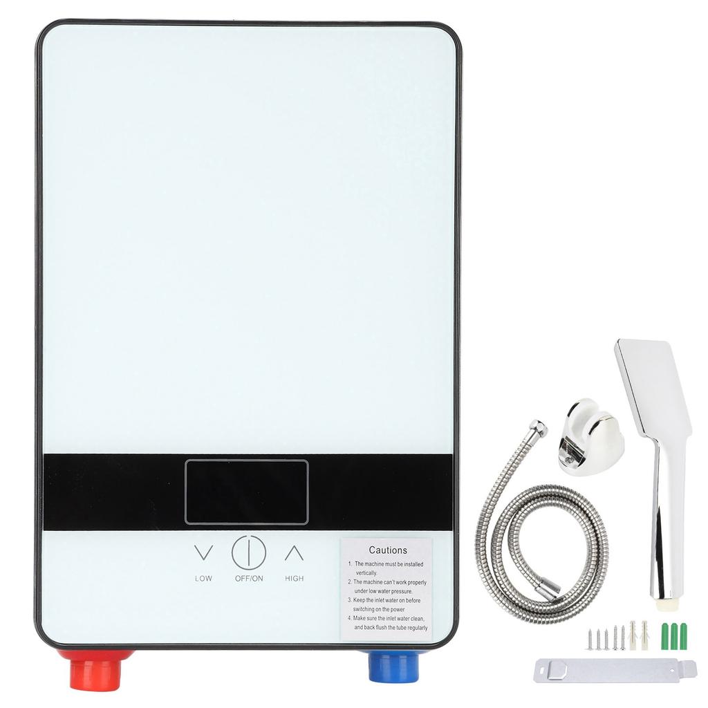 4500W Instant Electric Water Heater Wall Mounted Water Heater Household Supplies 110V(Kit Chauffe