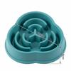 Food Grade PP Slow Feeder Bowl Silicone Non Slip Pad Cute Shape Anti Choke Dish Slow Feed Structure Small Medium Pets Dog Bowl