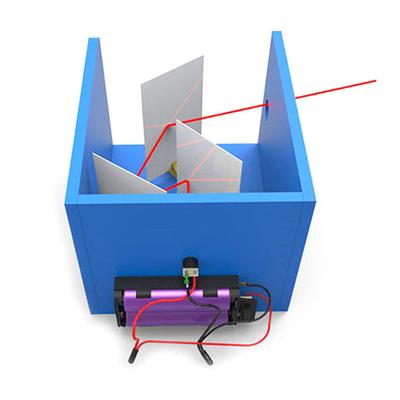 DIY Ручной эксперимент по отражению света Игрушка STEAM Maker Образовательная для детей Наука Физика Учебная модель Реквизит Рождественский подарок