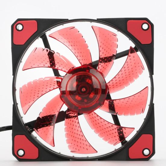 Ultra Silent Anti-vibration 15 Lights Round Computer Cooling Fan