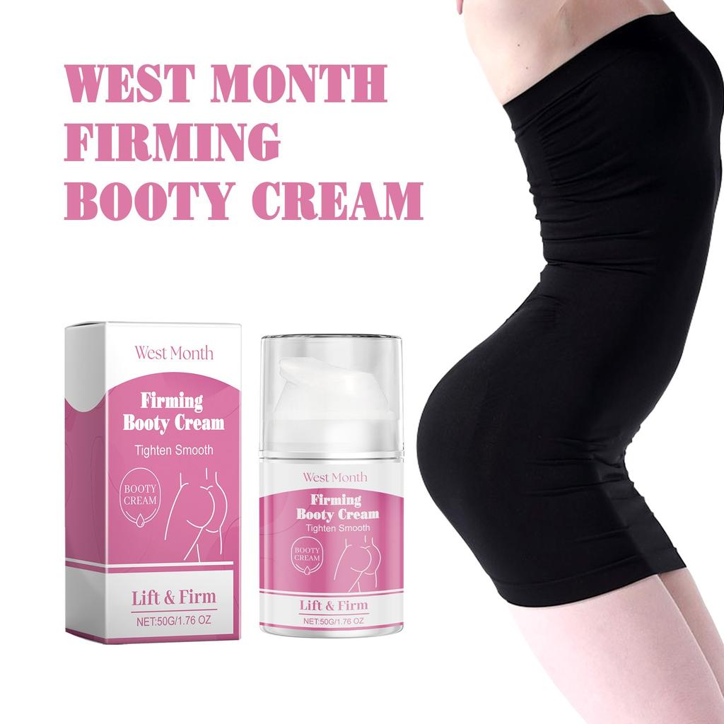 Booty Paste — укрепляющая и подтягивающая паста для тела для ягодиц, бедер и бедер — разглаживает и улучшает тон кожи — быстро впитывающаяся массажная паста для бедер