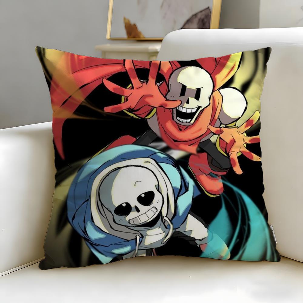 Классическая игра Undertale Наволочка Мягкая Легко стирающаяся Наволочка Универсальная для Дивана Кровати Путешествий и Офиса