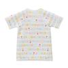 MIKI HOUSE Baby Short Undershirt, All-Over Print, 100% Cotton, Made in Japan, for Boys and Girls, Newborn, 60-70cm, Sax, 40-2121-145
