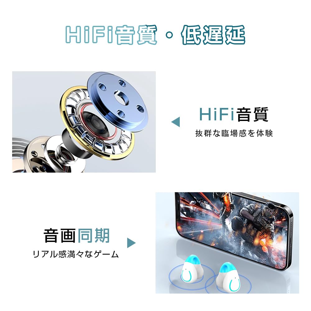 Беспроводные наушники Meisei Bluetooth, удобные для звука HiFi, чехол для зарядки ENC Noise, совместимый с наушниками iPhone Android 5.3, без косточки