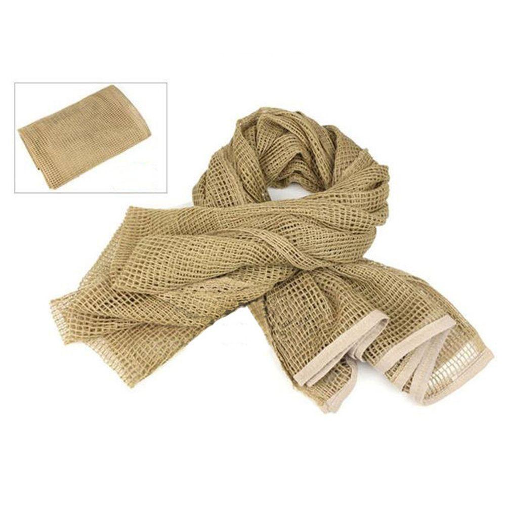 Outdoor Sport Head Shawl Camouflage Mesh Net Camo Scarfs Camping Scarf Neck Scarf Cycling Scarf