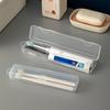 Portable Toothbrush Holder Transparent Plastic Toothpaste Toothbrush Storage Box Outdoor Travel Toothpaste Toothbrush Case