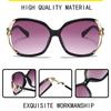 Newest Anti-UV Square Sunglasses for Women with Retro Camellia Design and Summer Glasses Case