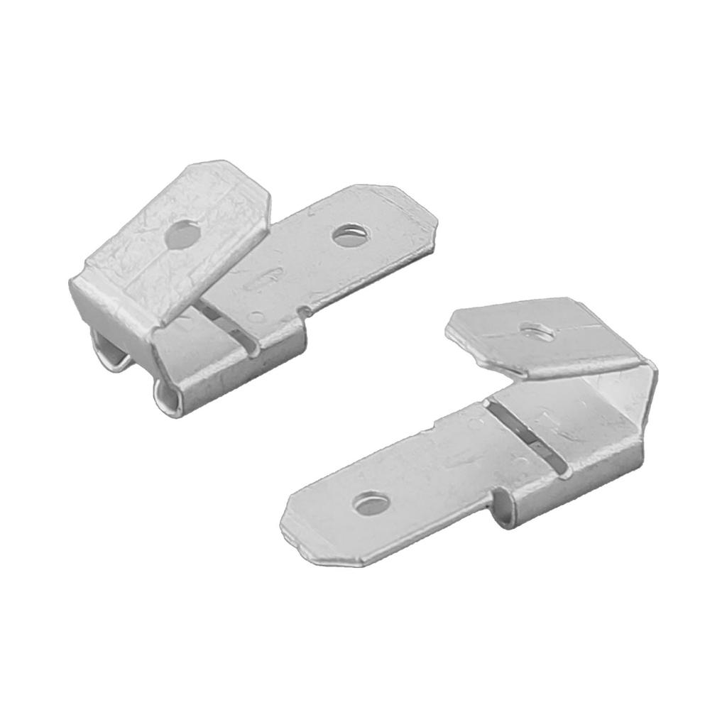 Tinned Copper Double Male Female Connectors 25/50 pcs Insulated Piggyback Spade Terminals for Efficient Wiring